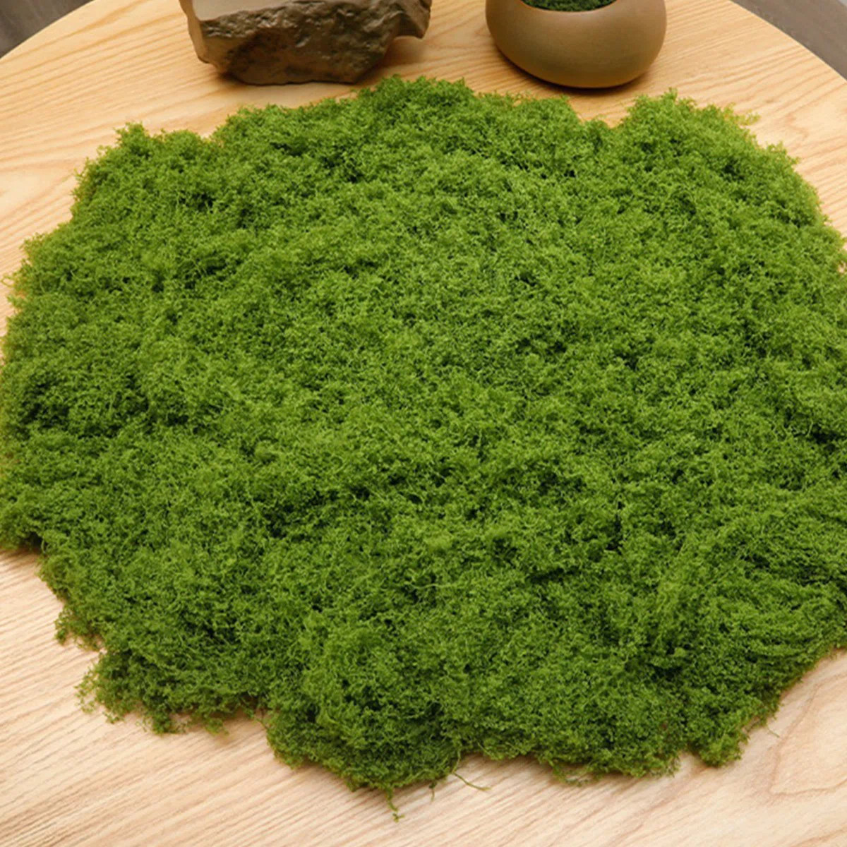 Fake Moss for Plants, 100g Artificial Moss Faux Moss for Crafts Table Centerpieces Indoor and Out... | Wayfair North America