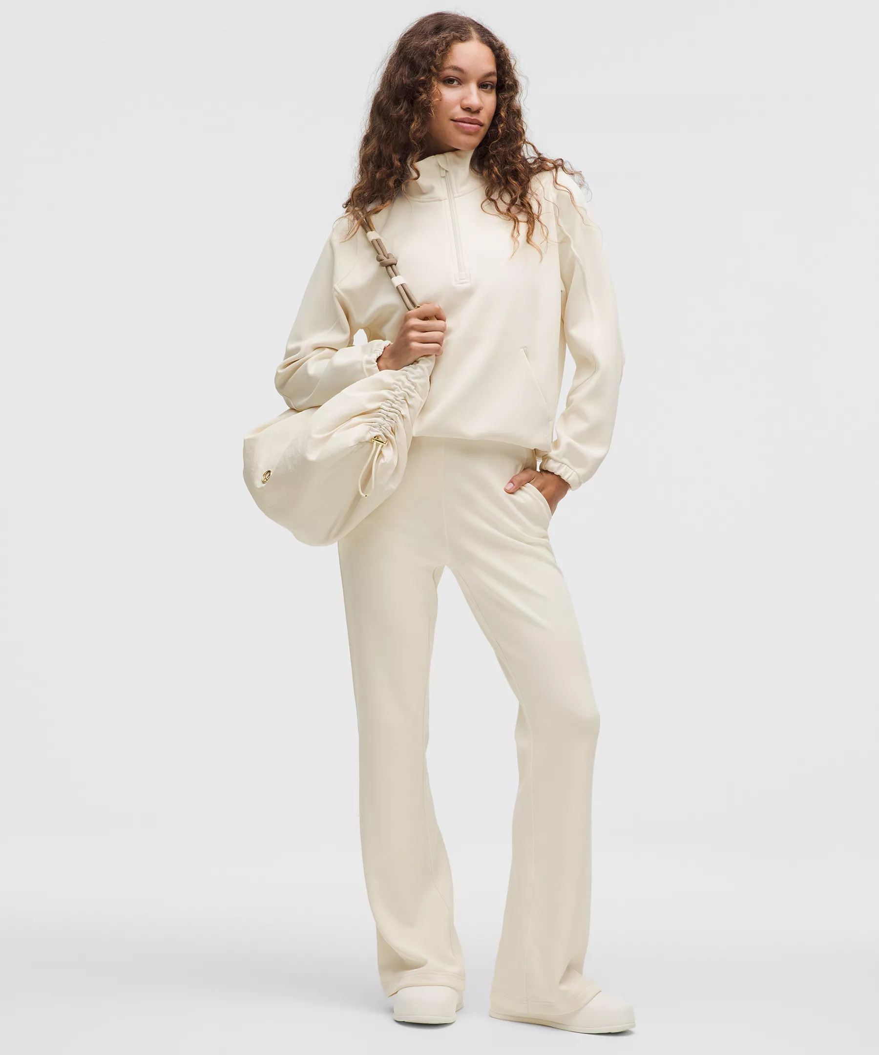 Brushed Softstreme Mid-Rise Flared Pant | Lululemon (US)