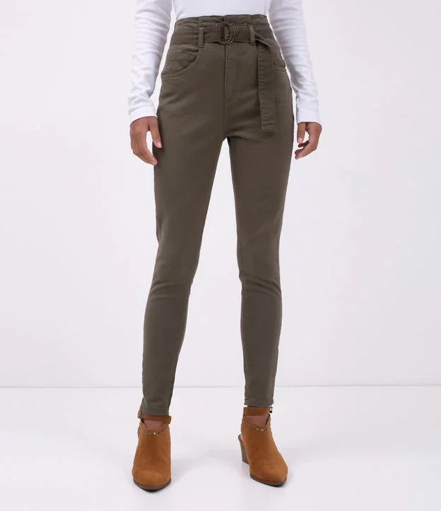 Calça Clochard com Cinto e Argola em Sarja  - Lojas Renner | Lojas Renner (BR)