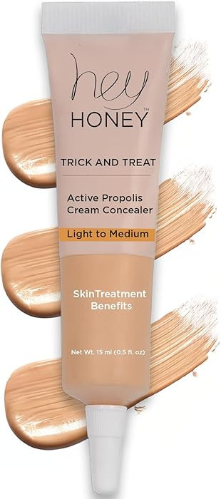 Hey Honey Skincare Trick & Treat Active Honey & Propolis Full-Coverage Concealer | for Rosacea, A... | Amazon (US)