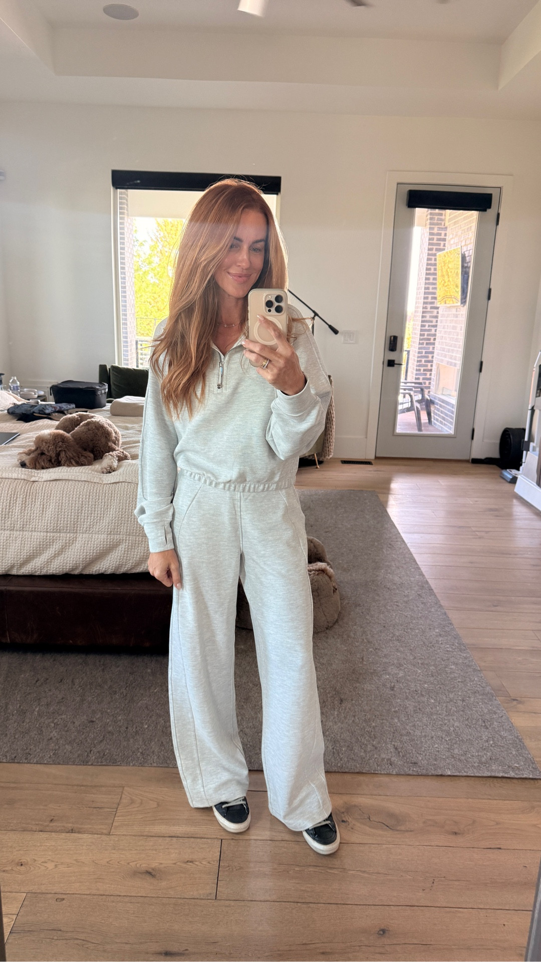 This new Scuba Waffle material @lululemon is AMAZING. Wearing an XS in the bottoms and medium in the top. 
#lululemoncreator #ad

#LTKSeasonal #LTKStyleTip