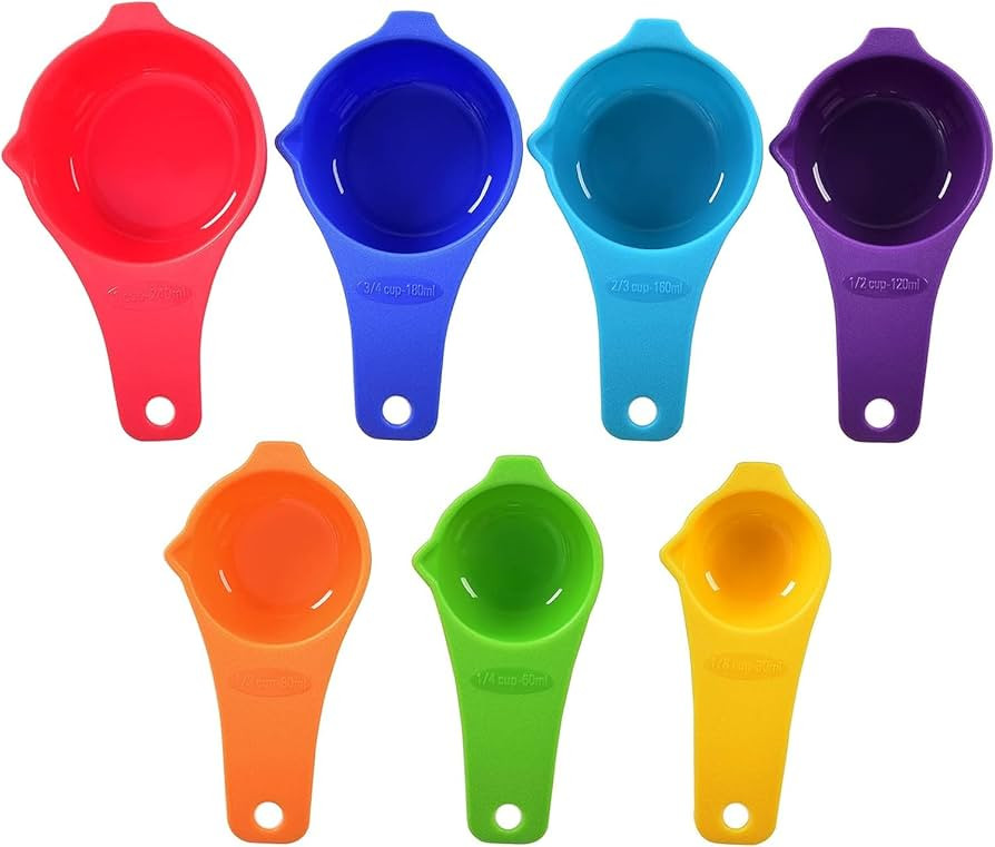 Measuring Cups Set of 7, Assorted Colors | Amazon (US)