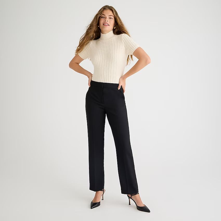 Petite Kate straight-leg pant in four-season stretch | J.Crew US