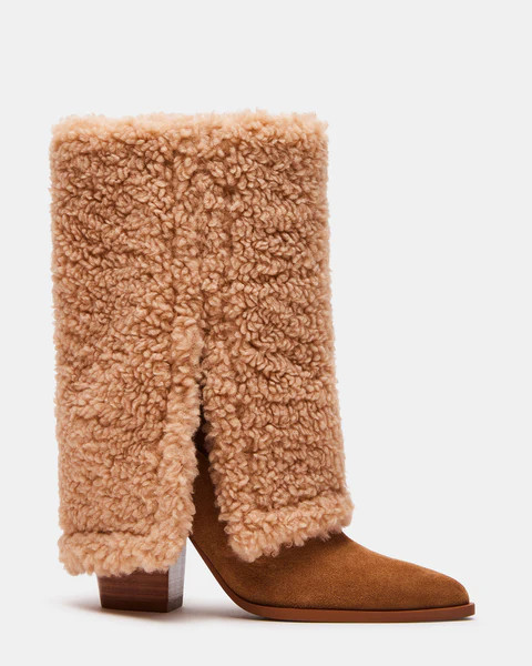LIVVY FAUX SHEARLING TAN | Steve Madden (US)