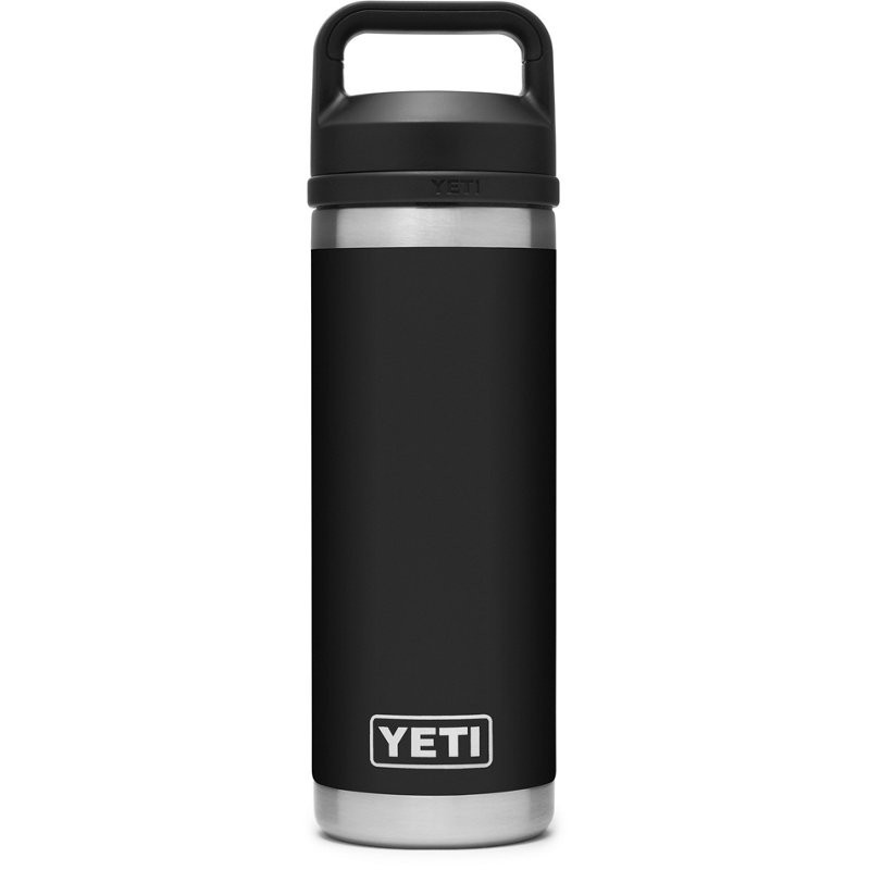YETI Rambler 18 oz Bottle with Chug Cap Black - Thermos/Cups &koozies at Academy Sports | Academy Sports + Outdoors