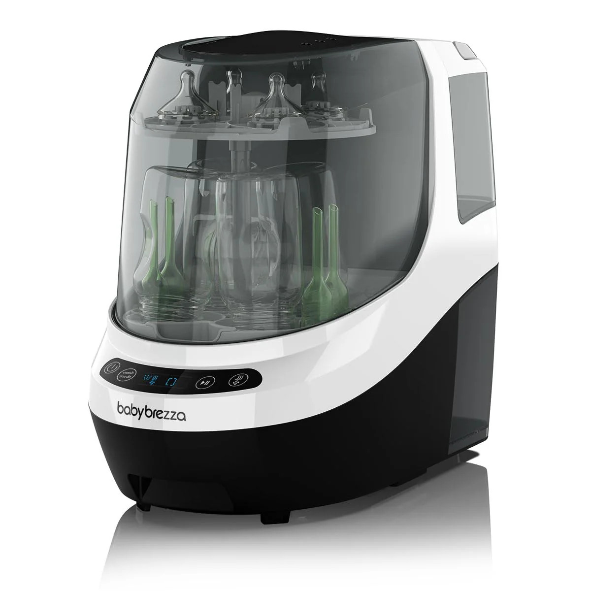 Baby Brezza Bottle Washer Pro, White/Black | GoodBuy Gear