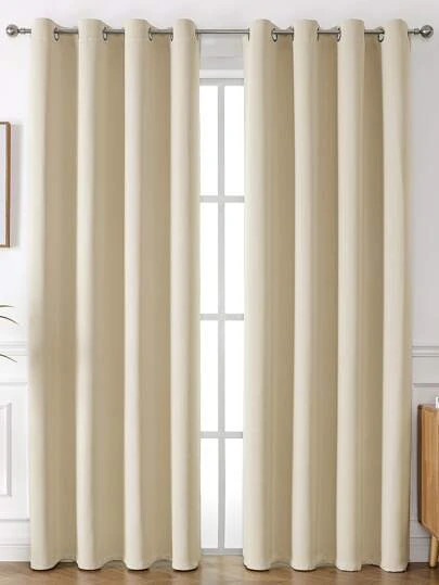 Solid Single Panel Blackout Curtain | SHEIN