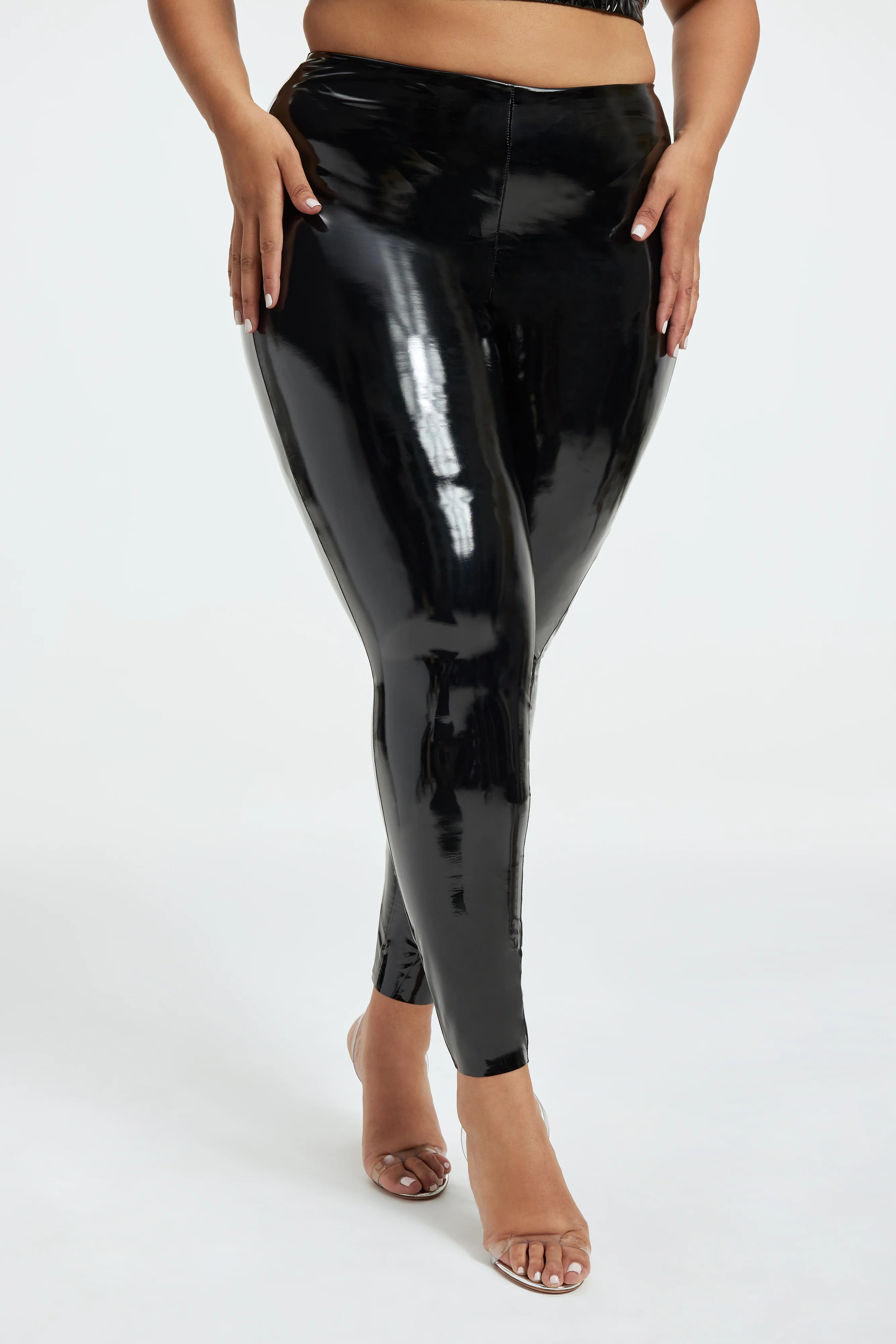 VINYL LEGGINGS | BLACK001 | Good American