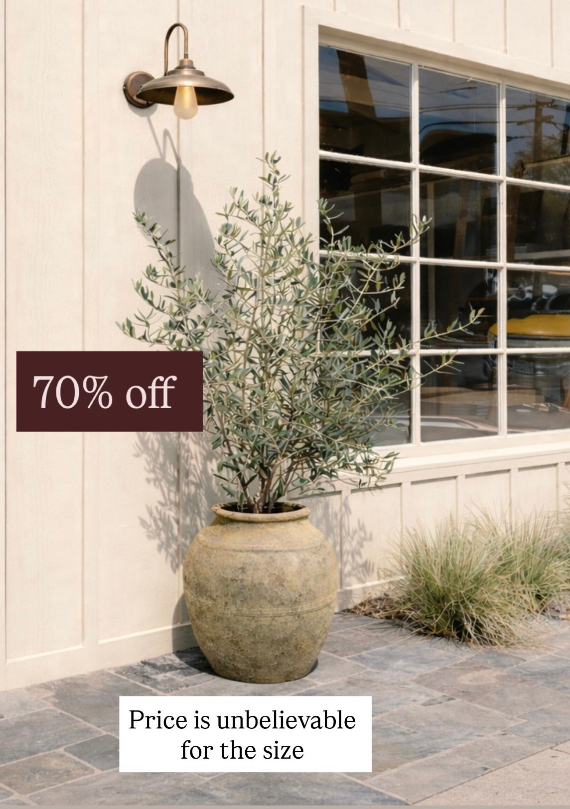 Tall planter 2 sizes. 65-70% off 
Outdoor pot 

#LTKSaleAlert #LTKHome