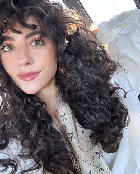 Curly hair routine - curly bangs 

#LTKbeauty