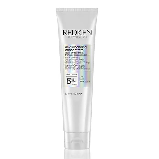 Redken Acidic Bonding Concentrate Leave In Conditioner - For Weak & Damaged Hair, Bond Building &... | Amazon (US)