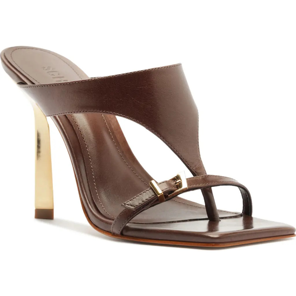 Schutz Tana Flip-Flop in Root Brown at Nordstrom, Size 9 | Nordstrom