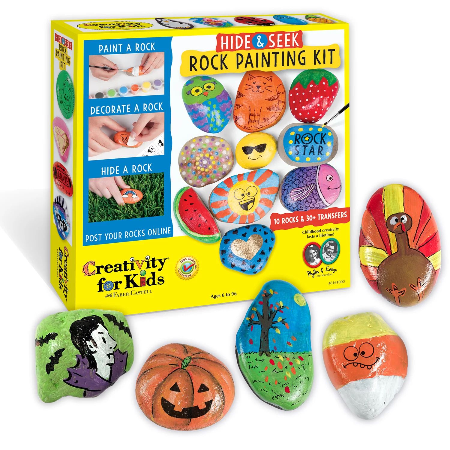Creativity for Kids Hide and Seek Rock Painting Kit - Child Craft Kit for Boys and Girls | Walmart (US)