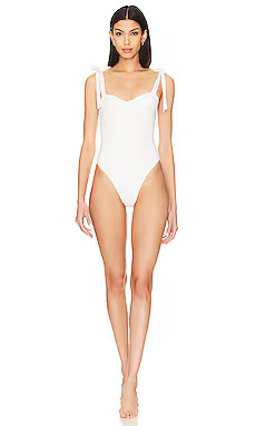 Tularosa Mirella One Piece in White from Revolve.com | Revolve Clothing (Global)