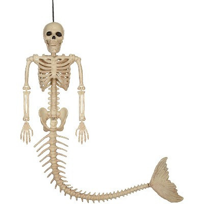 Seasons USA Mermaid Skeleton Halloween Decoration - 21 in - Off-White | Target
