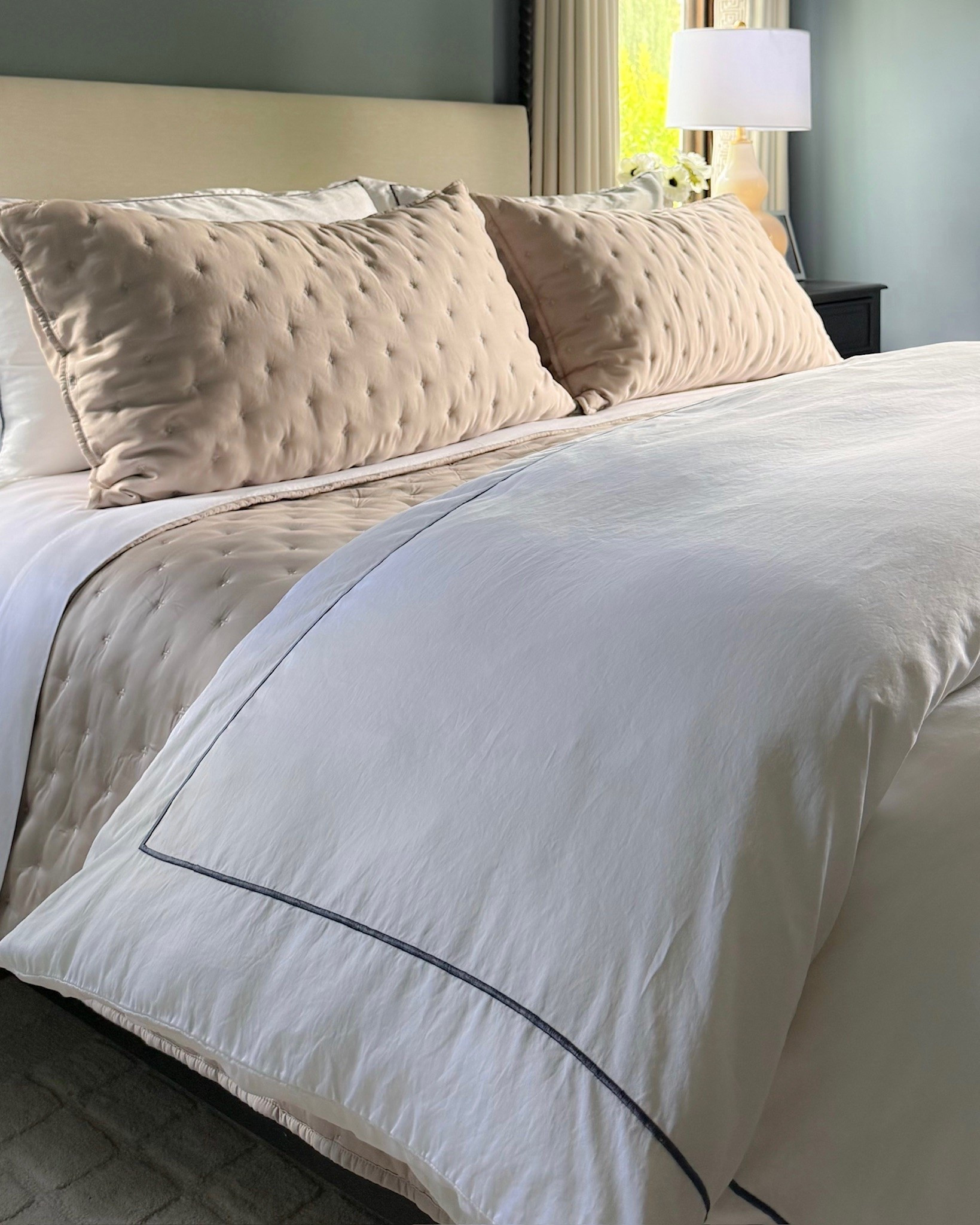 Bedding refresh! Loving these new pieces from Quince! Such high quality bedding! 🛏️✨

#LTKHome #LTKdayinmylife