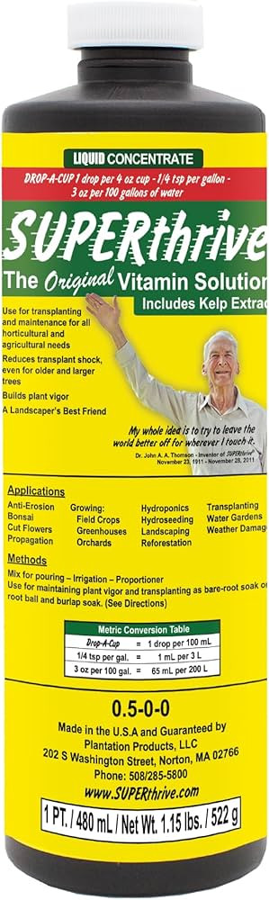 SUPERthrive Plant Vitamin Solution, 1 Pint | Amazon (US)
