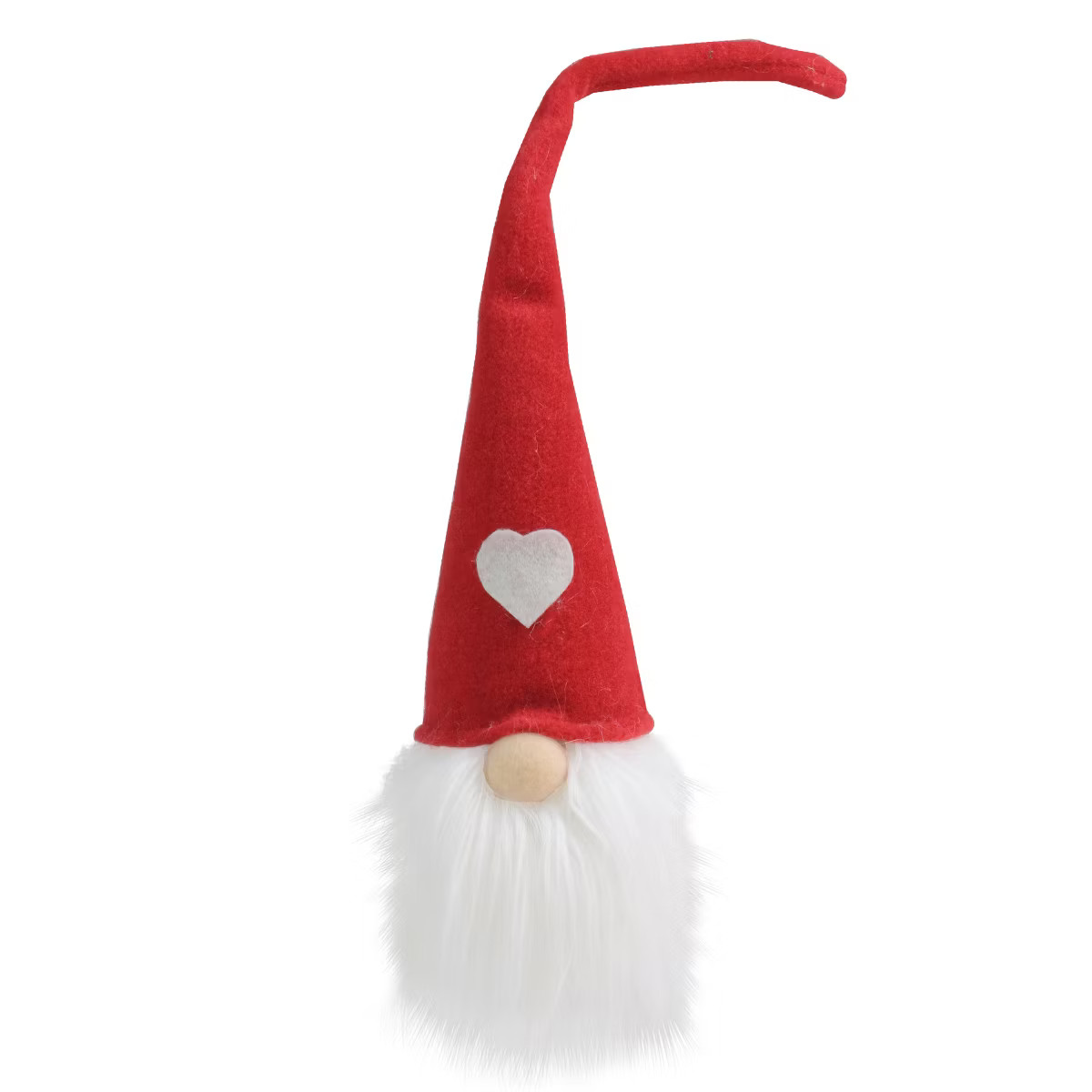 Northlight Gnome Head with Heart Hat Christmas Decoration - 21.5" - Red and White | Target