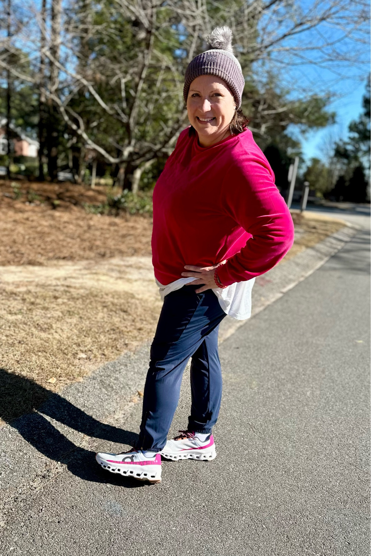 My favorite shoes EVER! I literally wear them until they are worn out!!!! This is my 3rd pair of On Cloudmonster  running shoes! This White and Pink pair has been my favorite color. If you have problems with your feet like I do, you will love these!

#LTKplussize #LTKover40 #LTKfitness