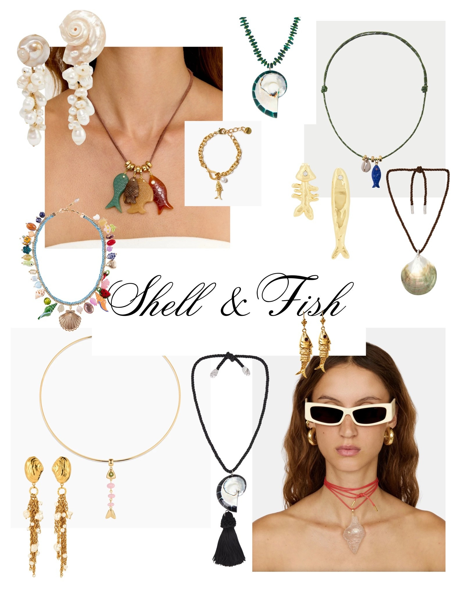 The cutest shell and fish finds just in time for summer