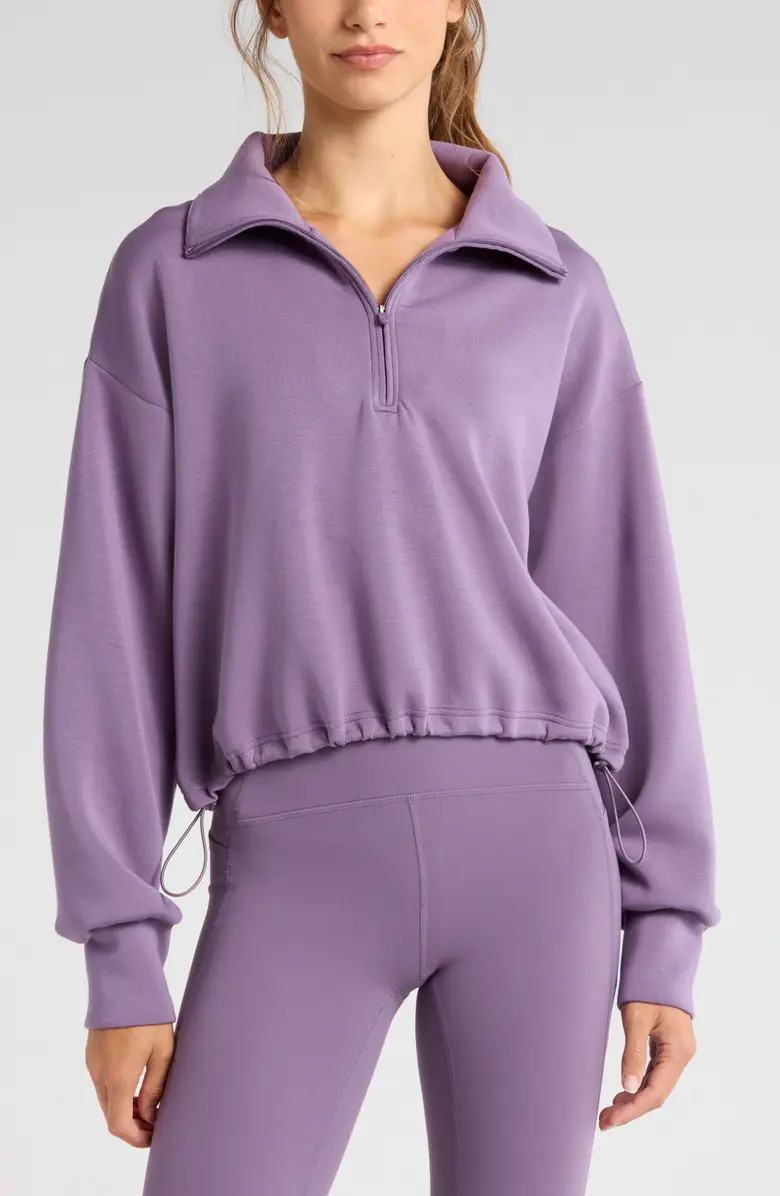 Soft Modal Blend Half Zip Pullover | Nordstrom