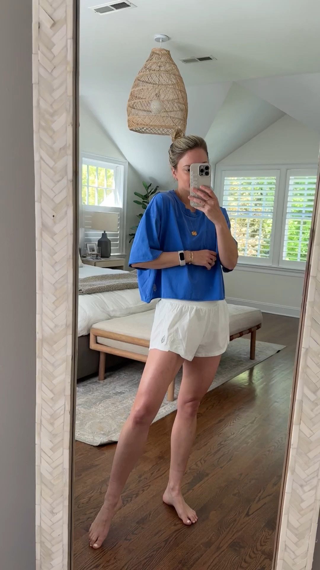 Workout fit - size small/tts in top + shorts. Love all the colors + thick waistband on shorts

#LTKdayinmylife #LTKfitnessgoals
