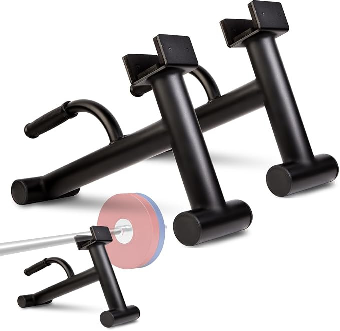 Deadlift Jack Barbell Stand,Barbell Stand for Weight Training Home Gym Easily Unload and Load 600... | Amazon (US)