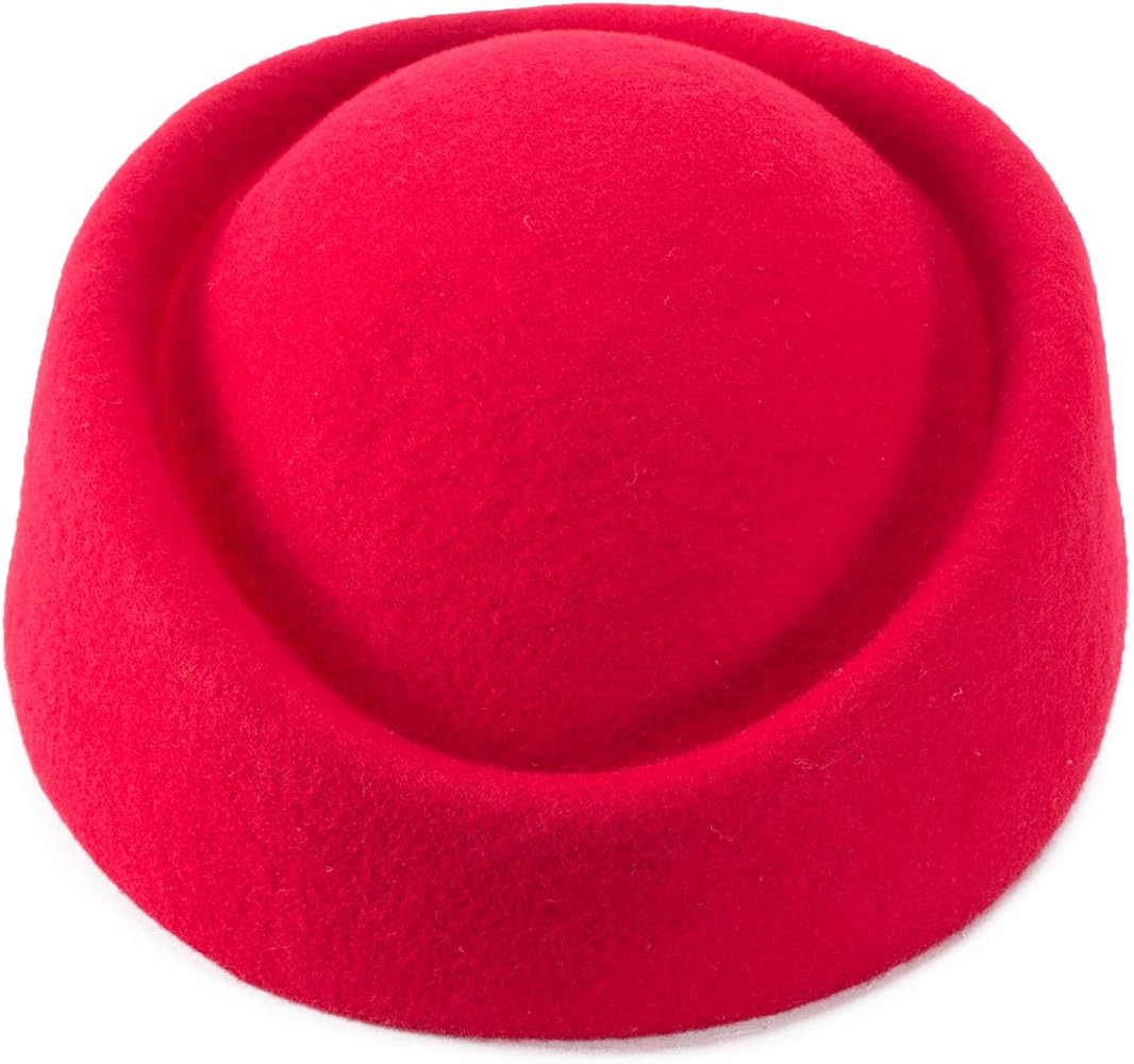 Lawliet Wool Felt Fascinator Wedding Hat Pillbox Hat for Women Pretty Hostesses Cap | Amazon (UK)