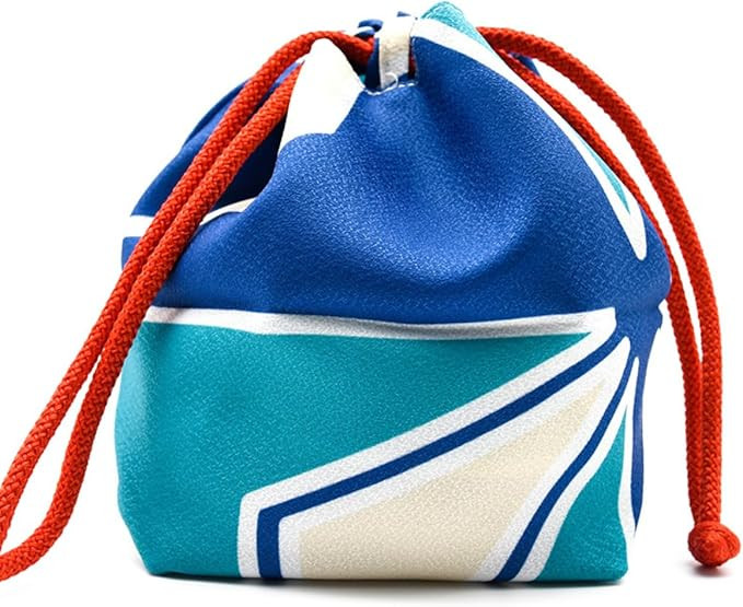 Japanese Drawstring Bag Kimono Handbag Blossom Sakura Bag Vintage Jewelry Coin Purse Gift Bag | Amazon (US)