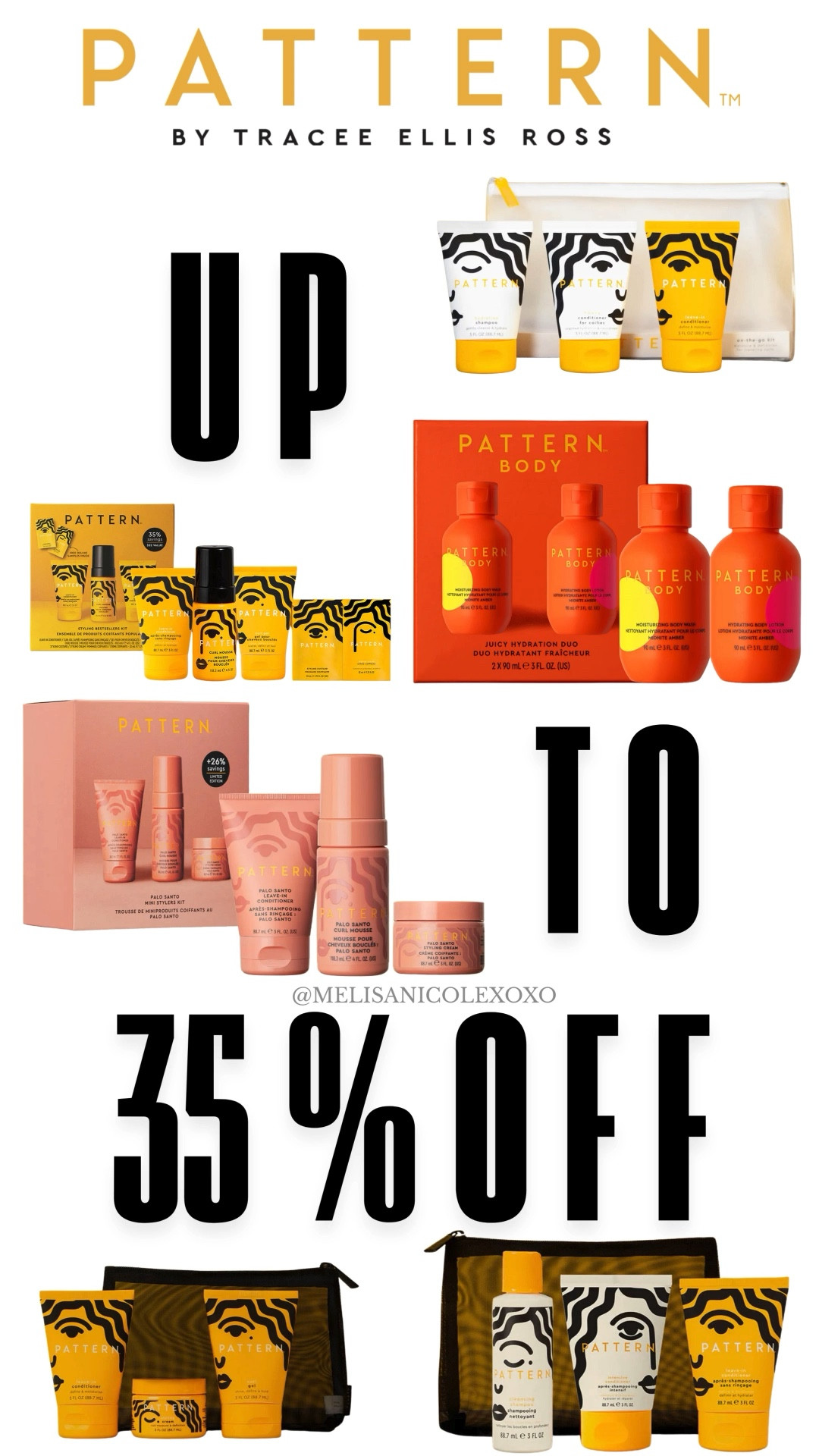 @Pattern Beauty travel-ready kits up to 35% off. Buy now and stock up for vacation. 

#LTKHair #LTKBodycare

#LTKSaleAlert #LTKselfcare #LTKBeauty
