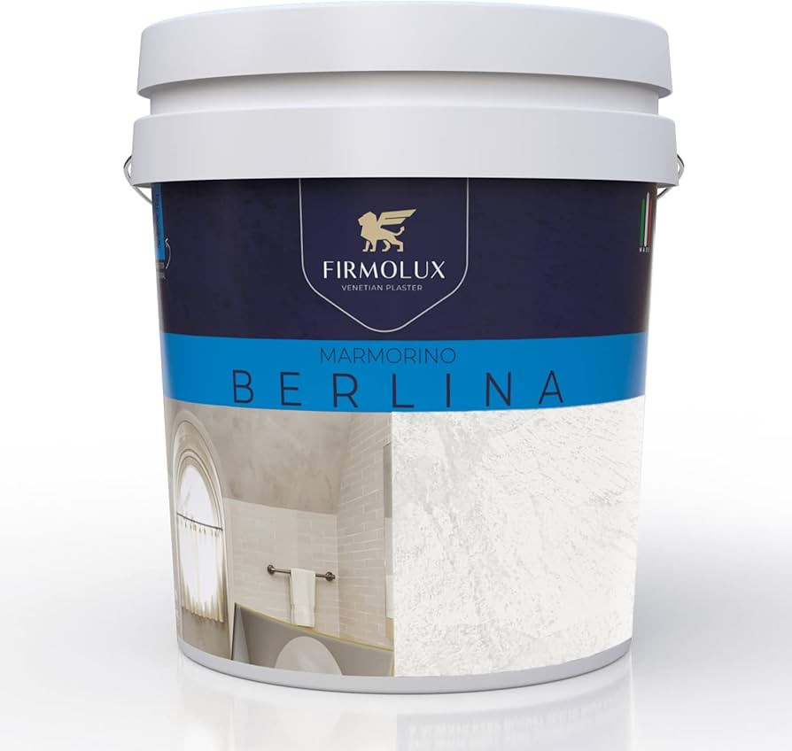 FirmoLux Marmorino Berlina Authentic Venetian Plaster | Smooth Plaster | Made in Italy from Lime ... | Amazon (US)