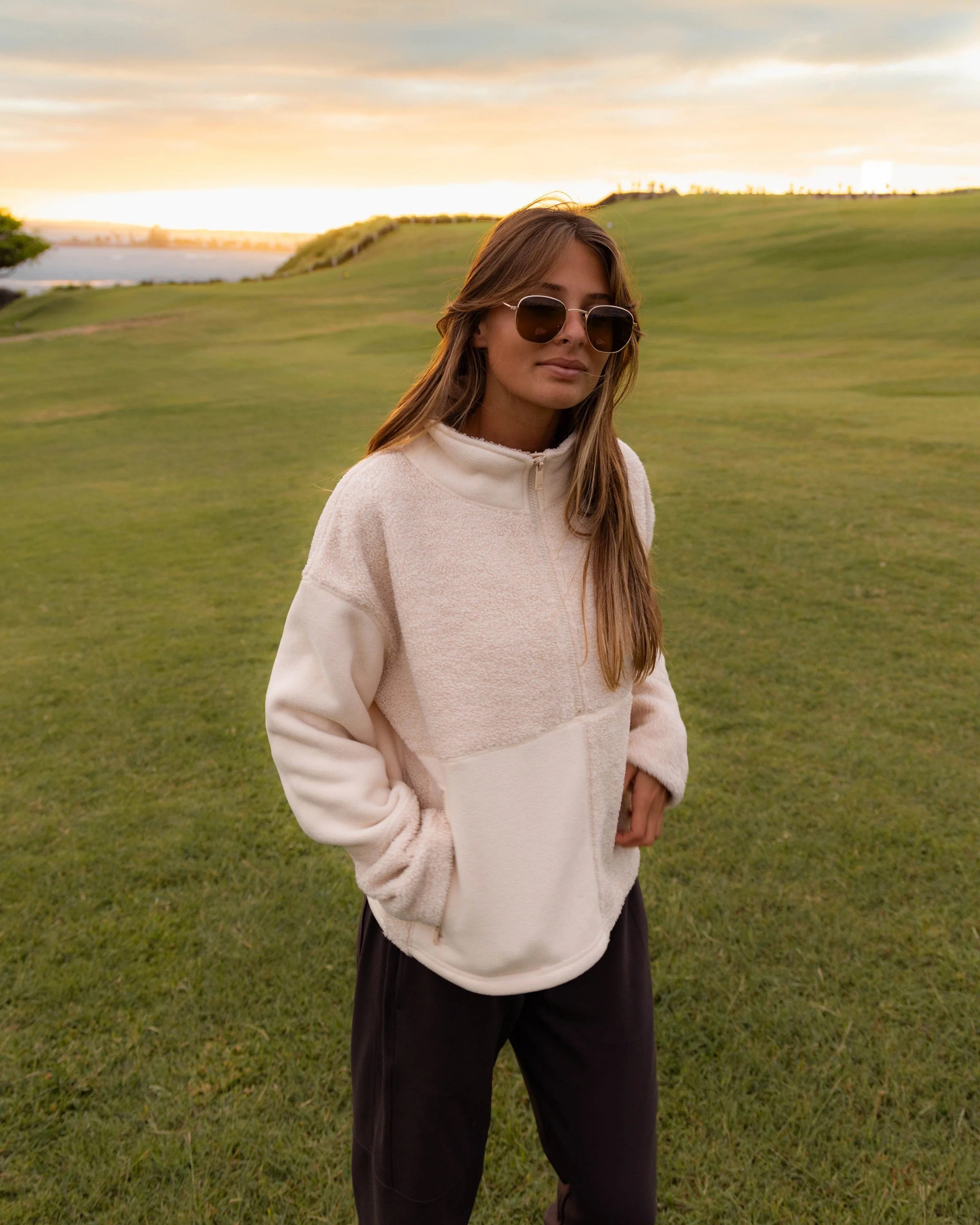 Alpine Sand High Pile Nomad Fleece | Nani Swimwear