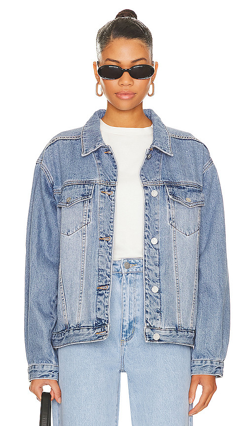 Sylvie Slouch Jacket in Light Vintage Blue | Revolve Clothing (Global)