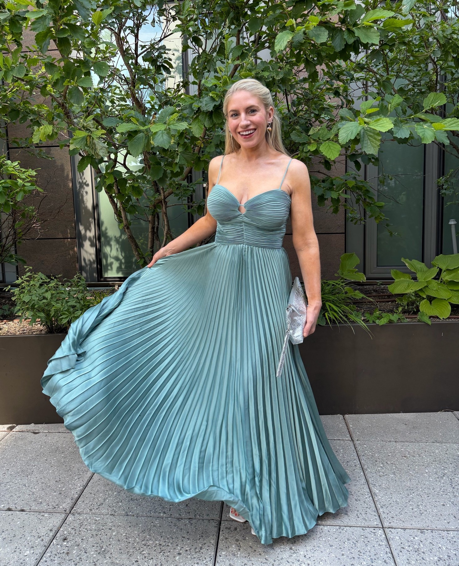Stunning pleated gown, perfect wedding guest dress, vacation outfit, so good! Wearing a small

#LTKootd #LTKPetite #LTKWedding
