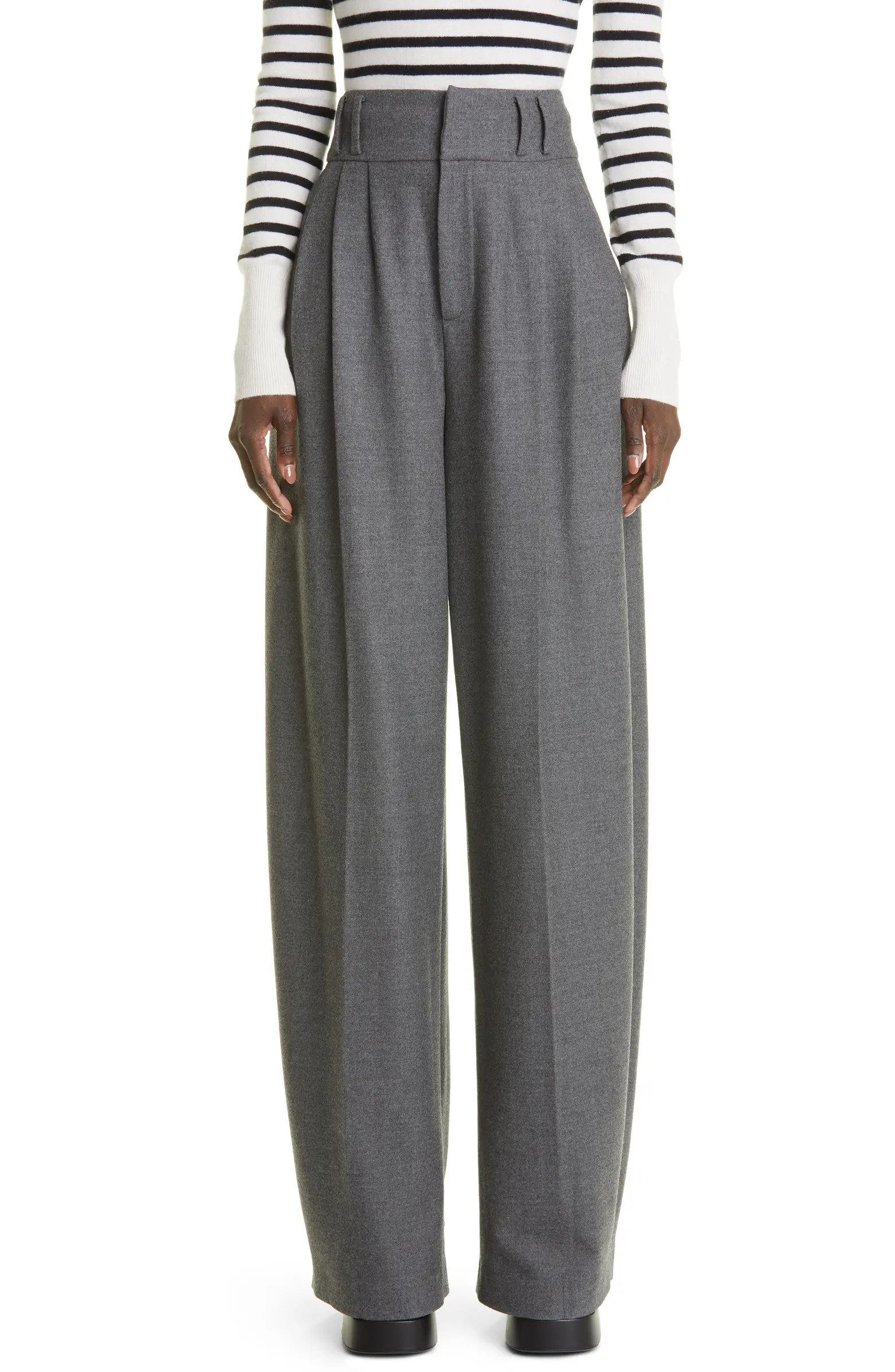 Altuzarra Tyr Wide Leg Flannel Pants | Nordstrom | Nordstrom