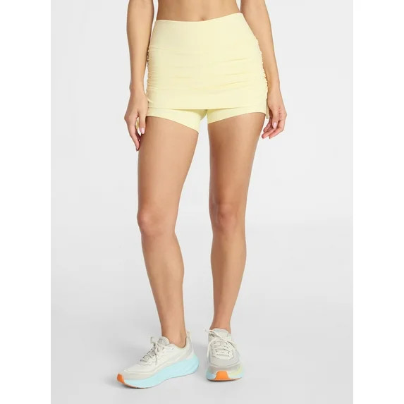 Avia Women's Side Ruched Skort, Sizes XS-XXXL | Walmart (US)