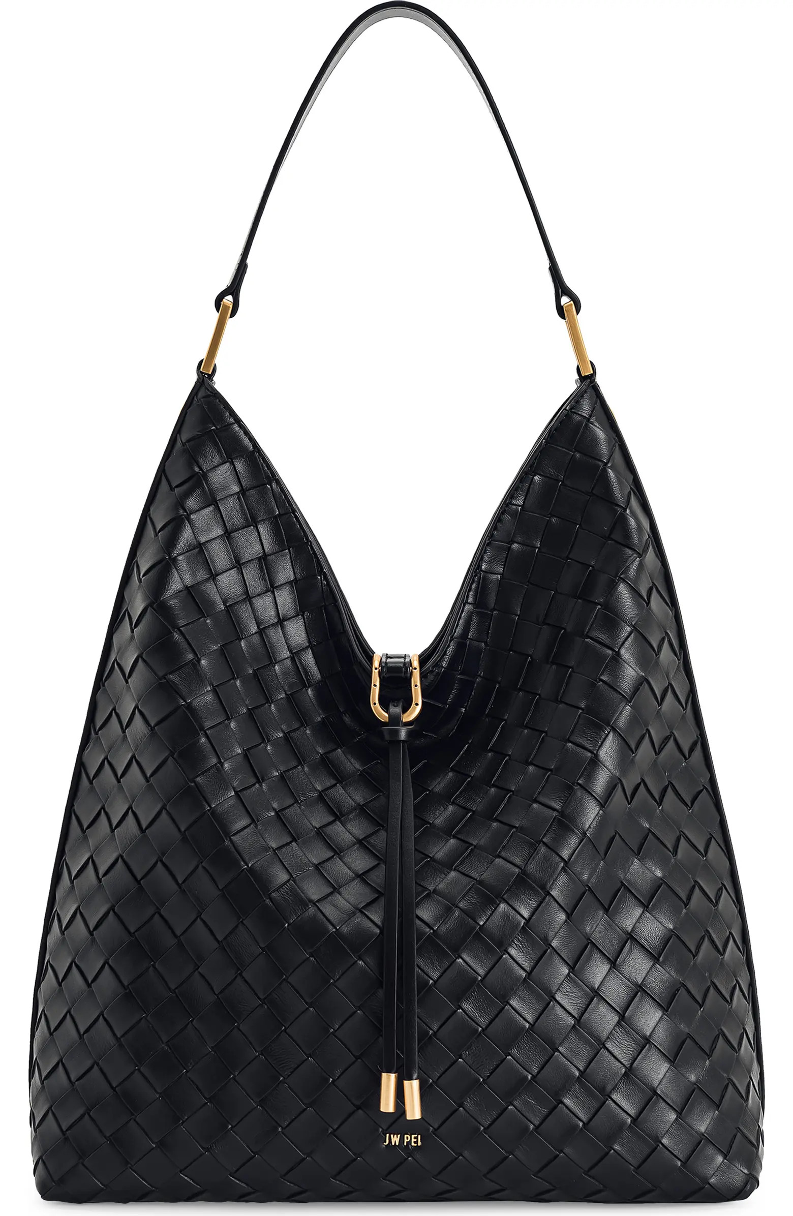 Aria Woven Faux Leather Shoulder Bag | Nordstrom