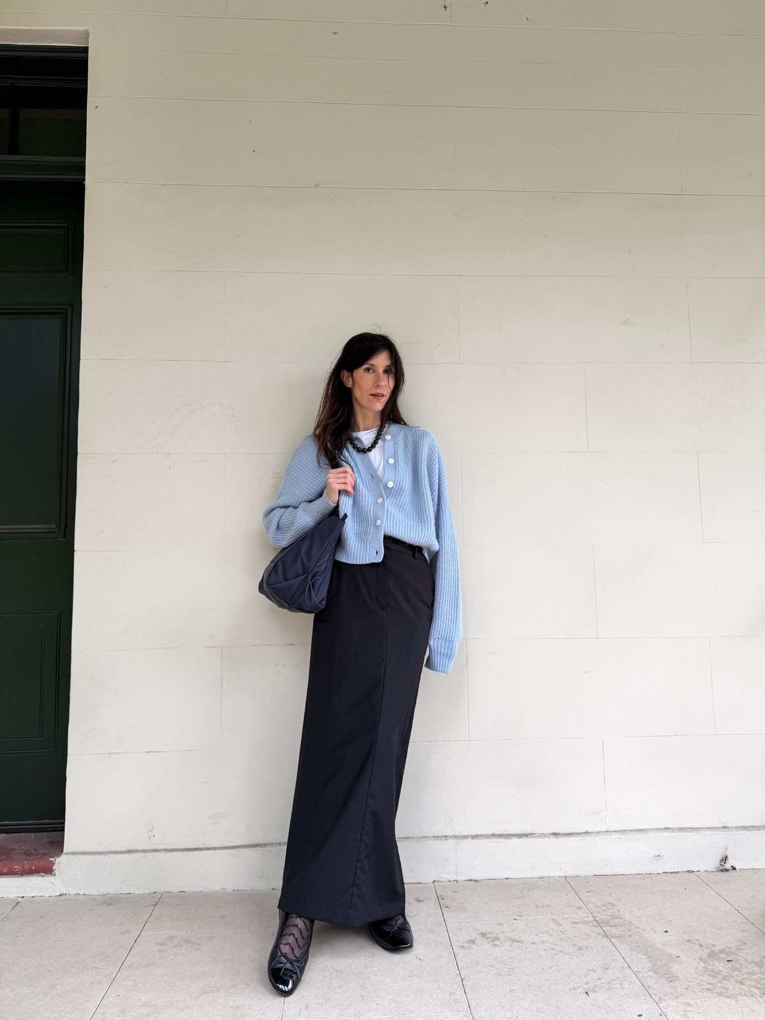 How good is this baby blue + black combo? Very into the contrast!

#LTKaustralia #LTKwinter