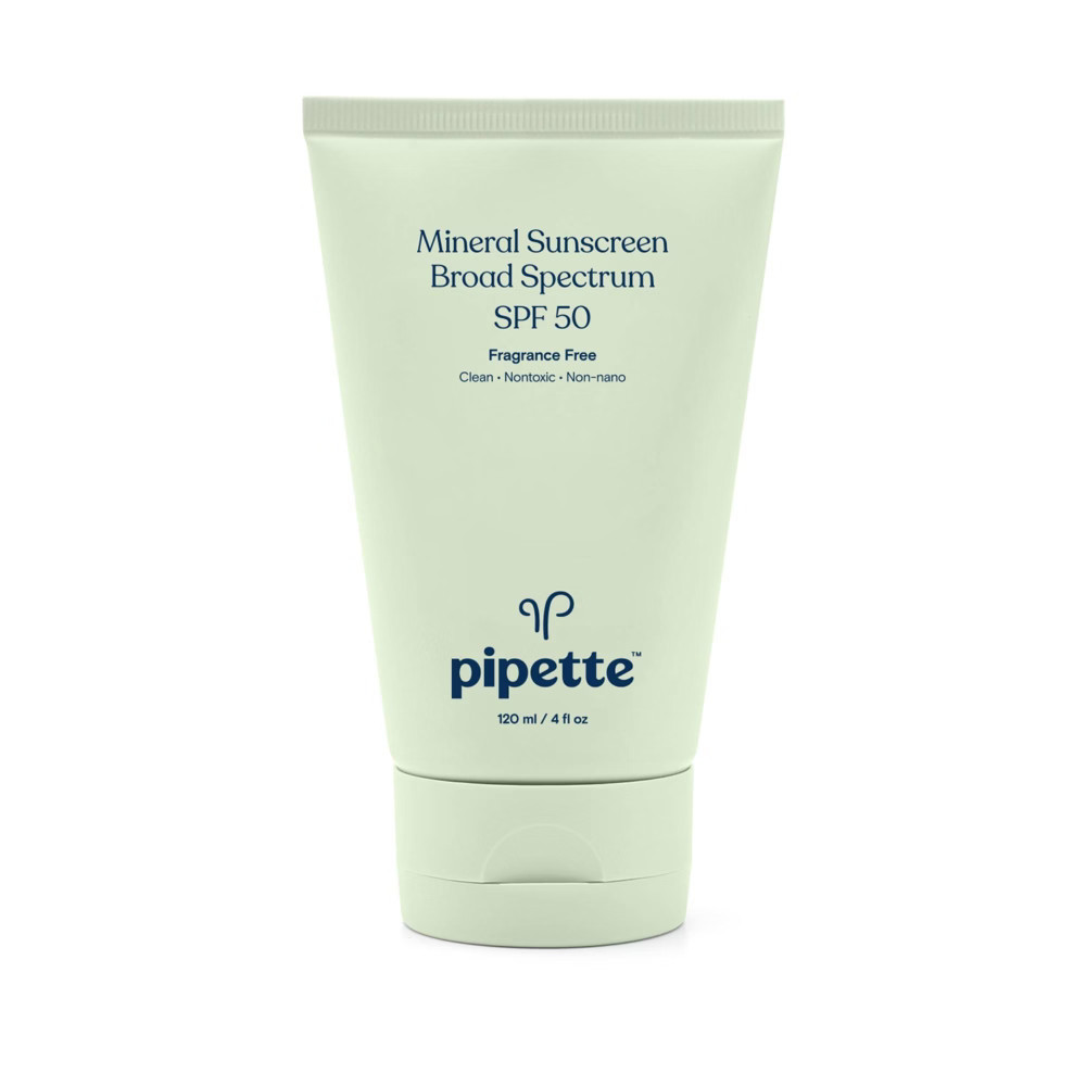 Pipette Mineral Sunscreen Broad Spectrum SPF 50 - 4 fl oz | Target