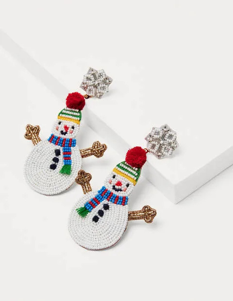 Beaded Festive Earrings | Boden (US)