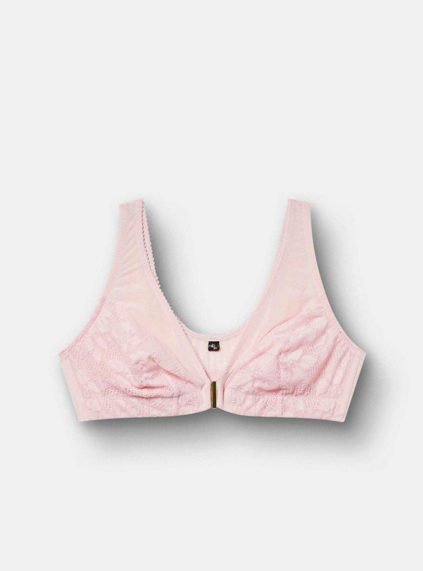Ava Unlined Front-Close Lace Bralette | Torrid (US & Canada)