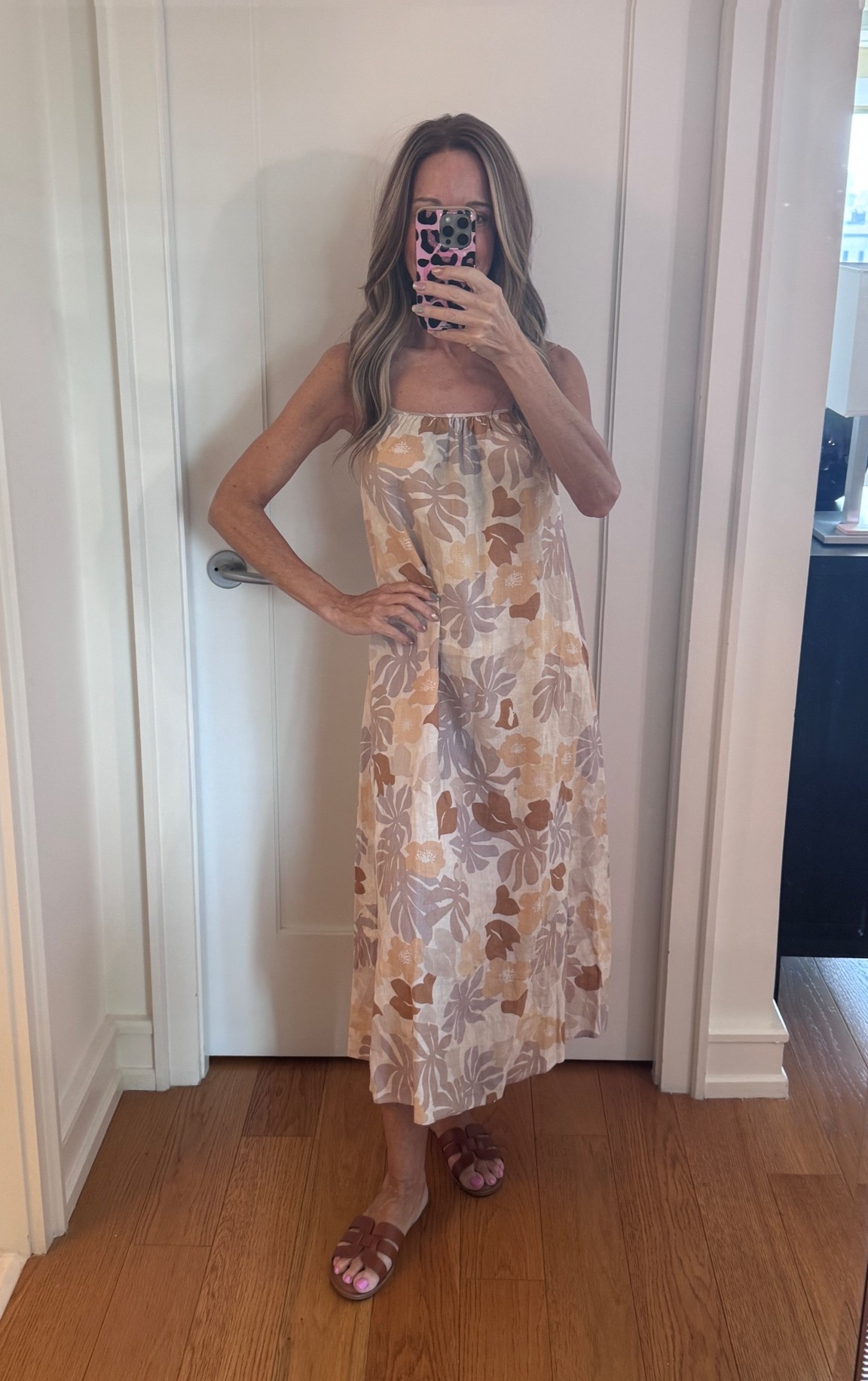 Linen is perfect for hot days and this maxi dress just floats over the body which is just what I need when the temps hit 100 degrees in NYC

#LTKootd #LTKOver40