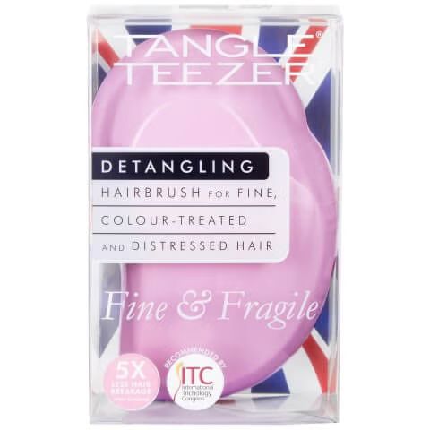 Tangle Teezer Fine & Fragile Detangling Hairbrush - Pink Dawn | Skinstore