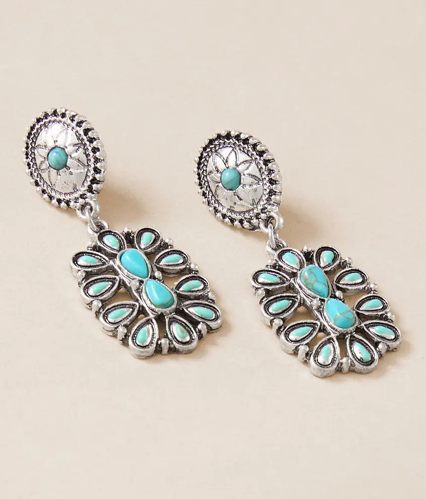 Turquoise Stone Earring | Buckle