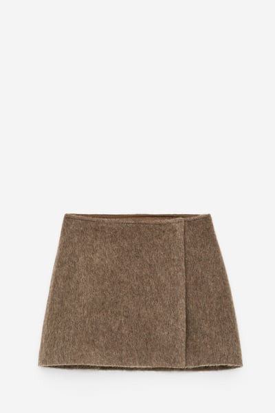 Wool-Blend Mini Skirt | Arket UK
