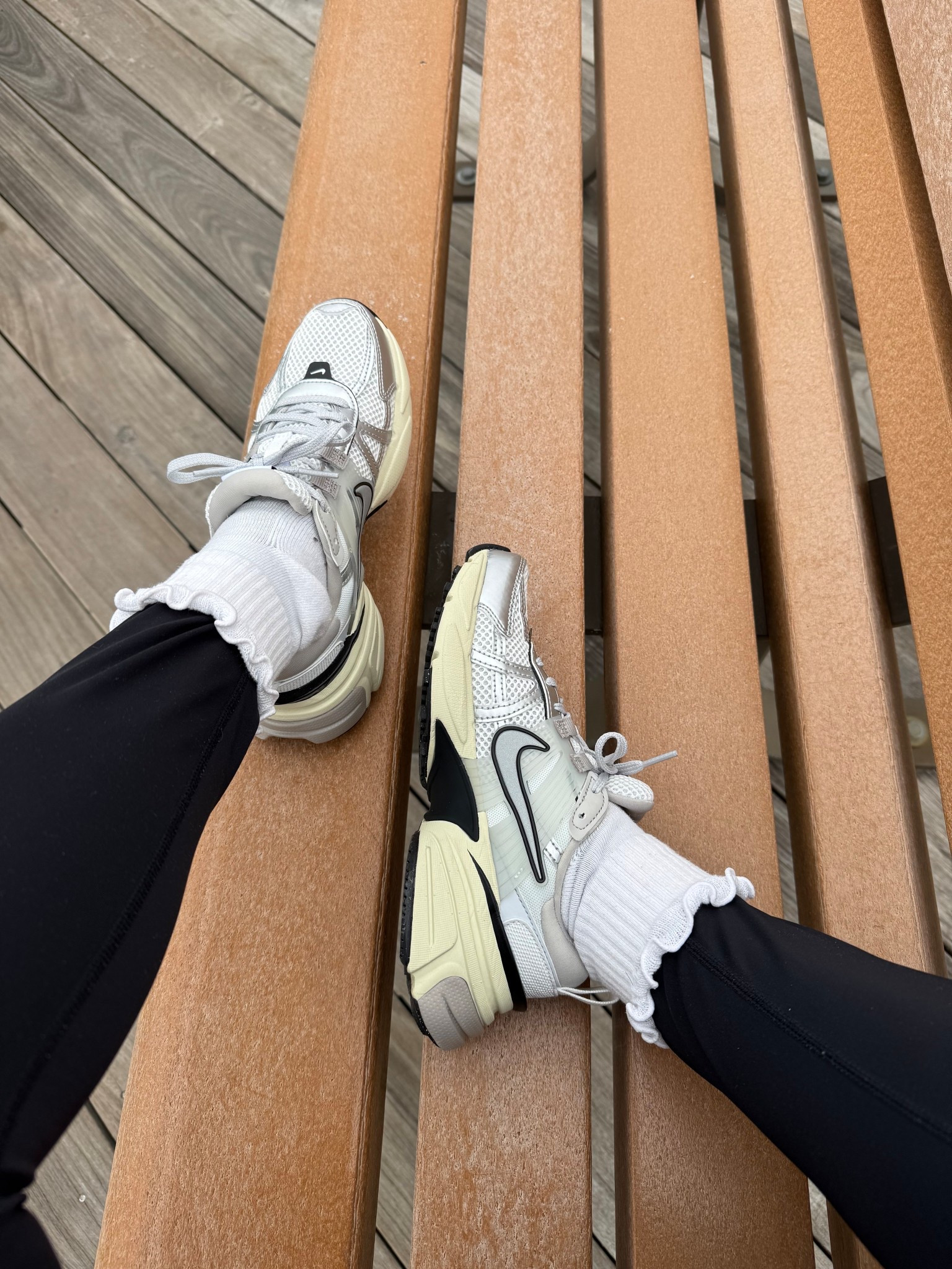 took me a minute to get these but soo comfy! 10/10! style. nike v2k, runs true to size 

#LTKfitnessgoals #LTKootd