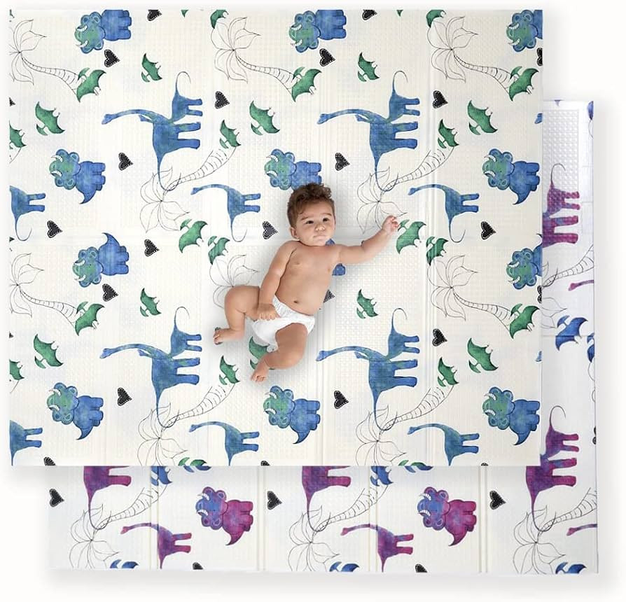 JumpOff Jo - Large Waterproof Foam Padded Play Mat for Infants, Babies, Toddlers, Play Pens & Tum... | Amazon (US)