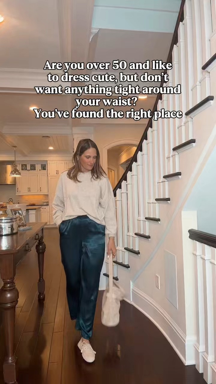 SALE! Seeing these everywhere! These pants are luxurious and comfortable. The sheen adds easy elegance that will keep you comfortable all day and looking fabulous!! s

#LTKMothersDay #LTKOver40 #LTKMidsize