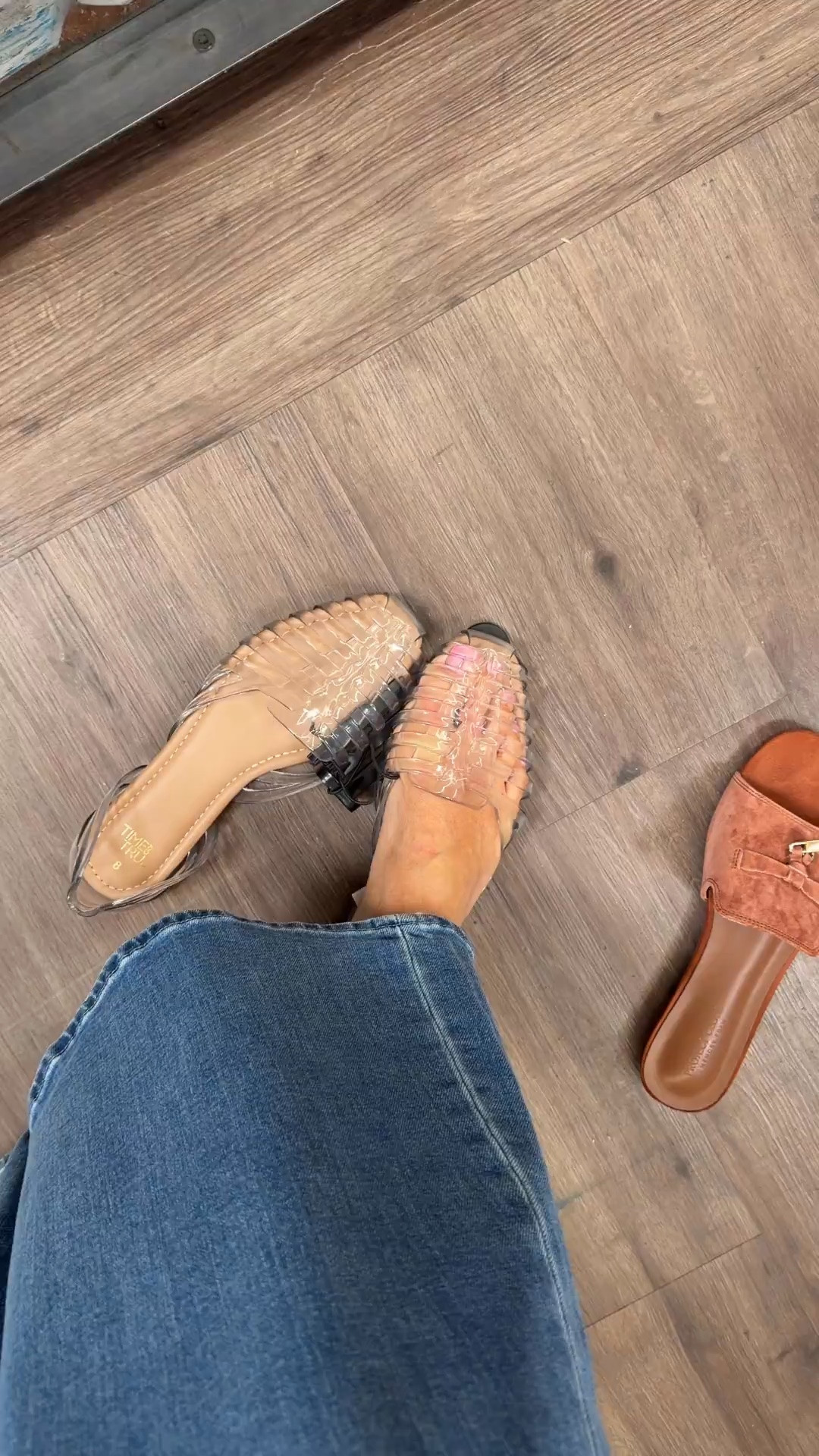 Cute jellies at Walmart
I’m between a 7.5 and an 8 and the 8 fit better

#LTKOver40

Comment SHOP below to receive a DM with the link to this post on my LTK ⬇ https://liketk.it/6eOPE