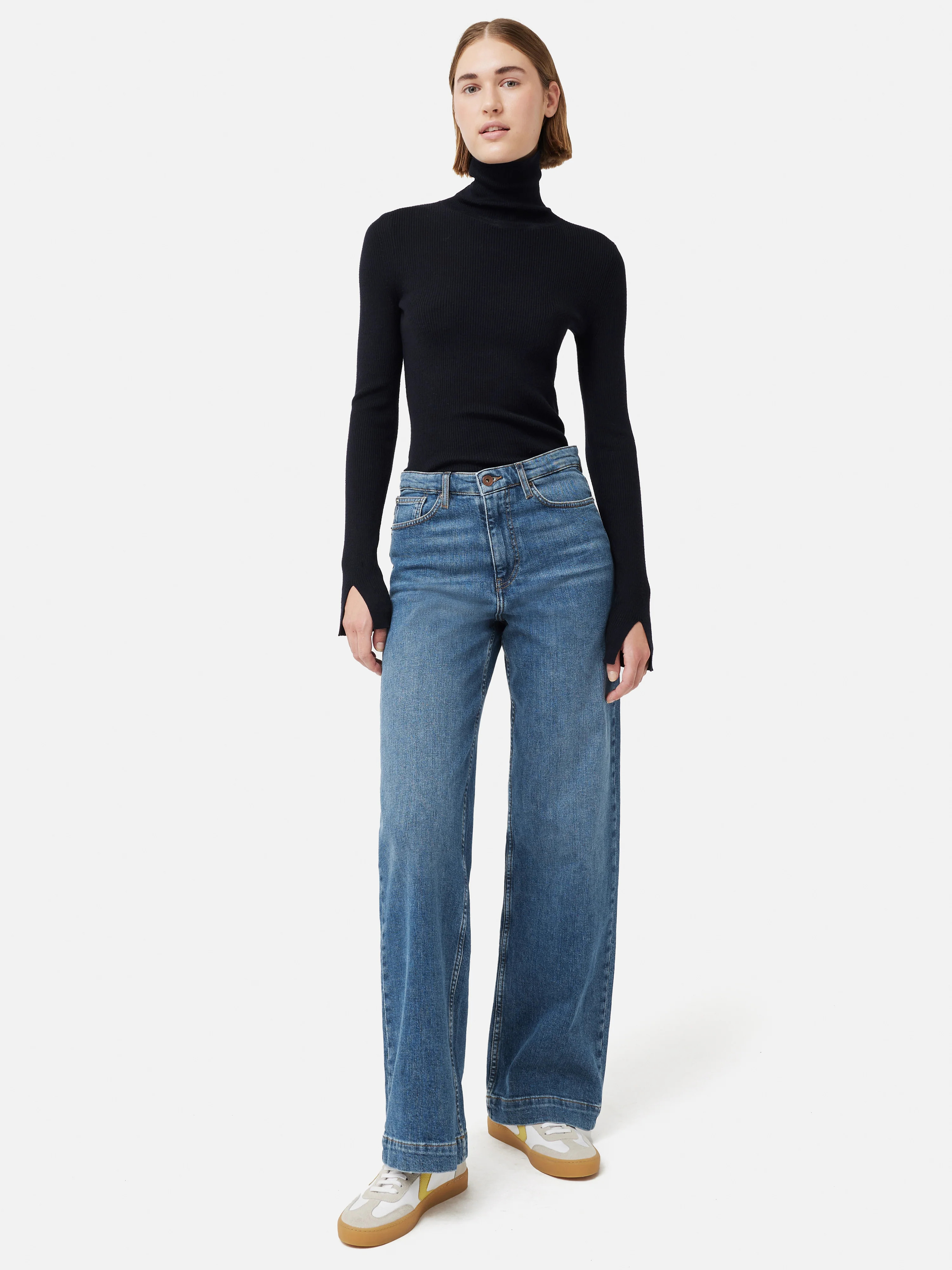 Balfour Long Wide Leg Jean | Jigsaw (UK)